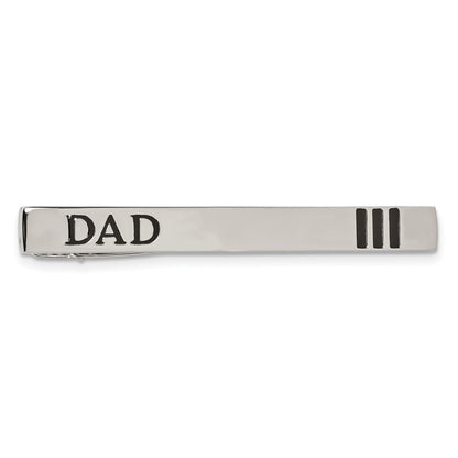Edelstahl Chisel Poliert Emailliert Dad Krawatten Stab