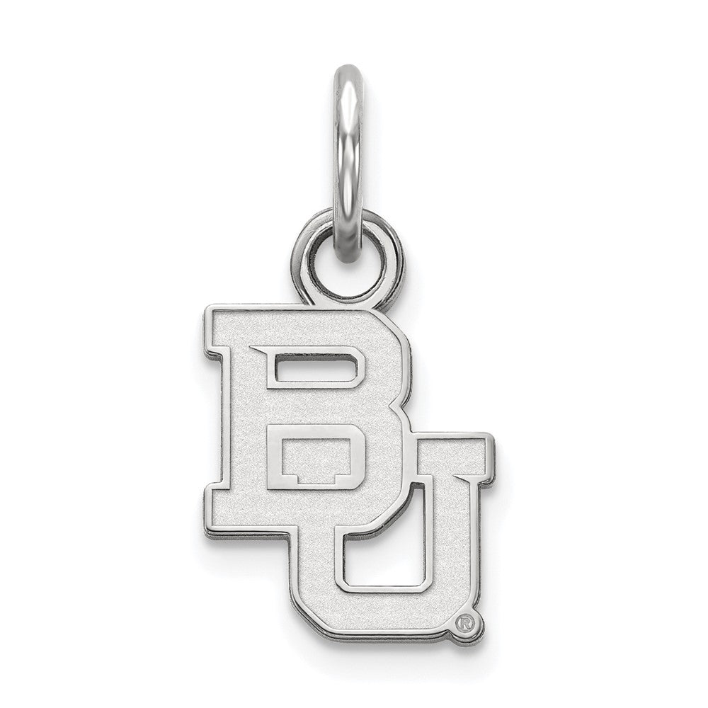 Sterlingsilber Rhodiniert Logoart Baylor University Bears Extra Klein Anhänger
