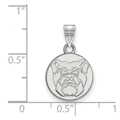 10K Weißgold Logoart Butler University Bulldog Klein Anhänger