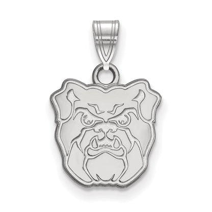 10K Weißgold Logoart Butler University Bulldog Klein Anhänger