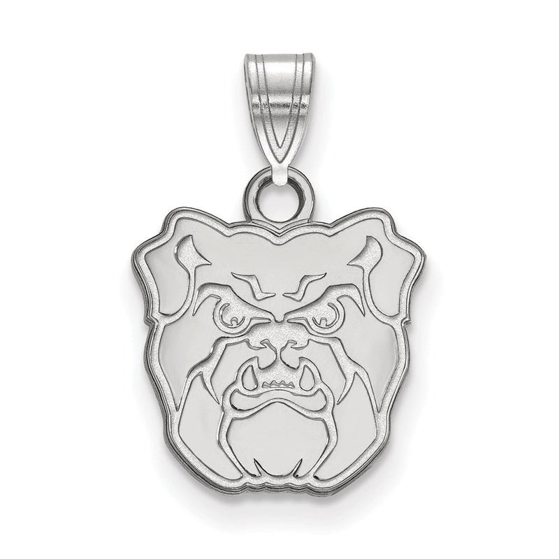 Sterlingsilber Rhodiniert Logoart Butler University Bulldog Klein Anhänger