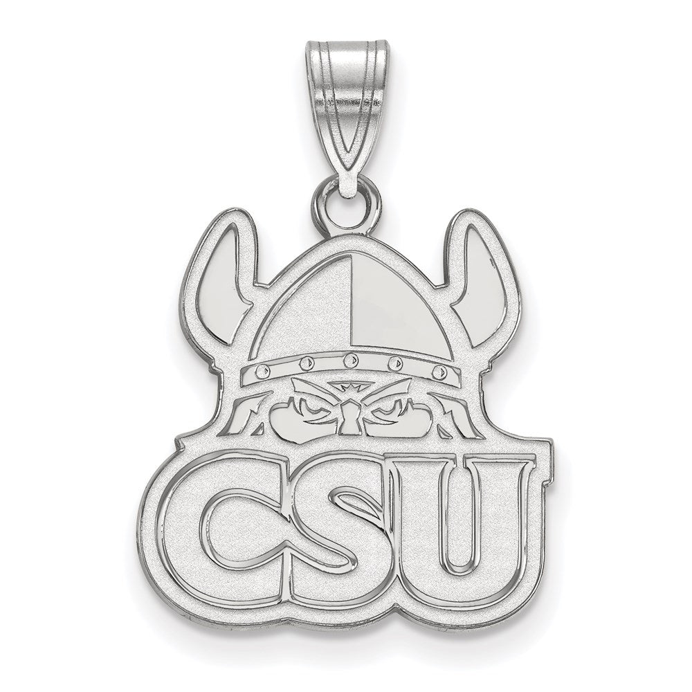 Sterlingsilber Rhodiniert Logoart Cleveland State University Groß Anhänger