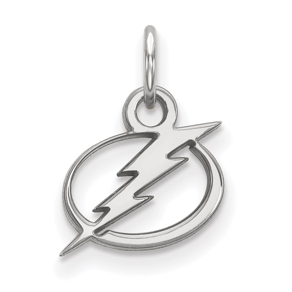 Sterlingsilber Rhodiniert Nhl Logoart Tampa Bay Blitz Extra Klein Anhänger