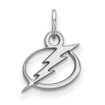 Sterlingsilber Rhodiniert Nhl Logoart Tampa Bay Blitz Extra Klein Anhänger