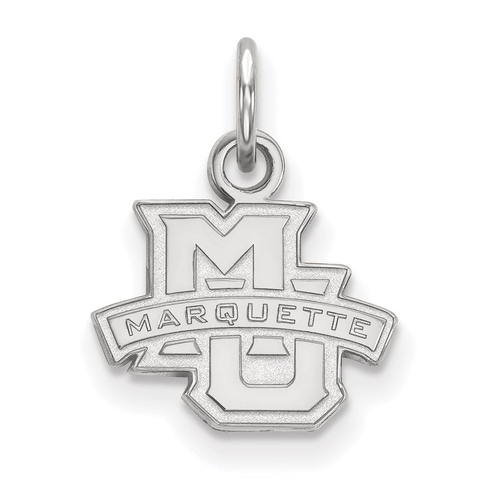 Sterlingsilber Rhodiniert Logoart Marquette University Extra Klein Anhänger