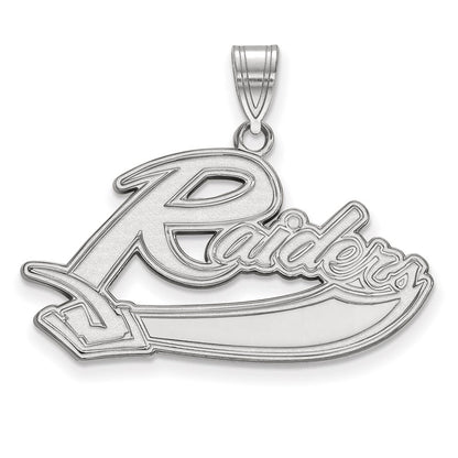 14K Weißgold Logoart Mt Union College Raiders Groß Anhänger
