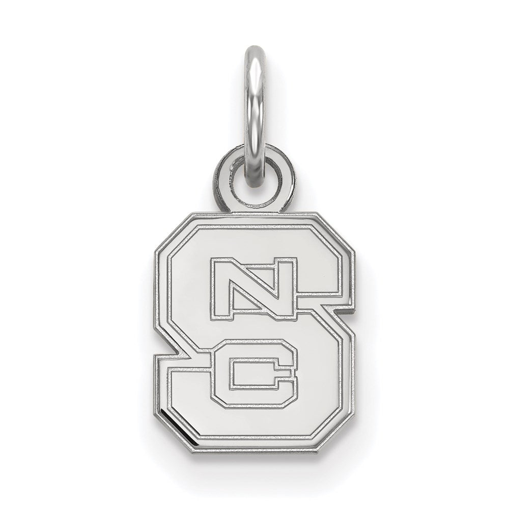 Sterlingsilber Rhodiniert Logoart North Carolina State University N C S Extra Klein Anhänger