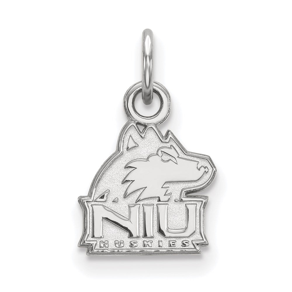 Sterlingsilber Rhodiniert Logoart Northern Illinois University N I U Huskies Extra Klein Anhänger