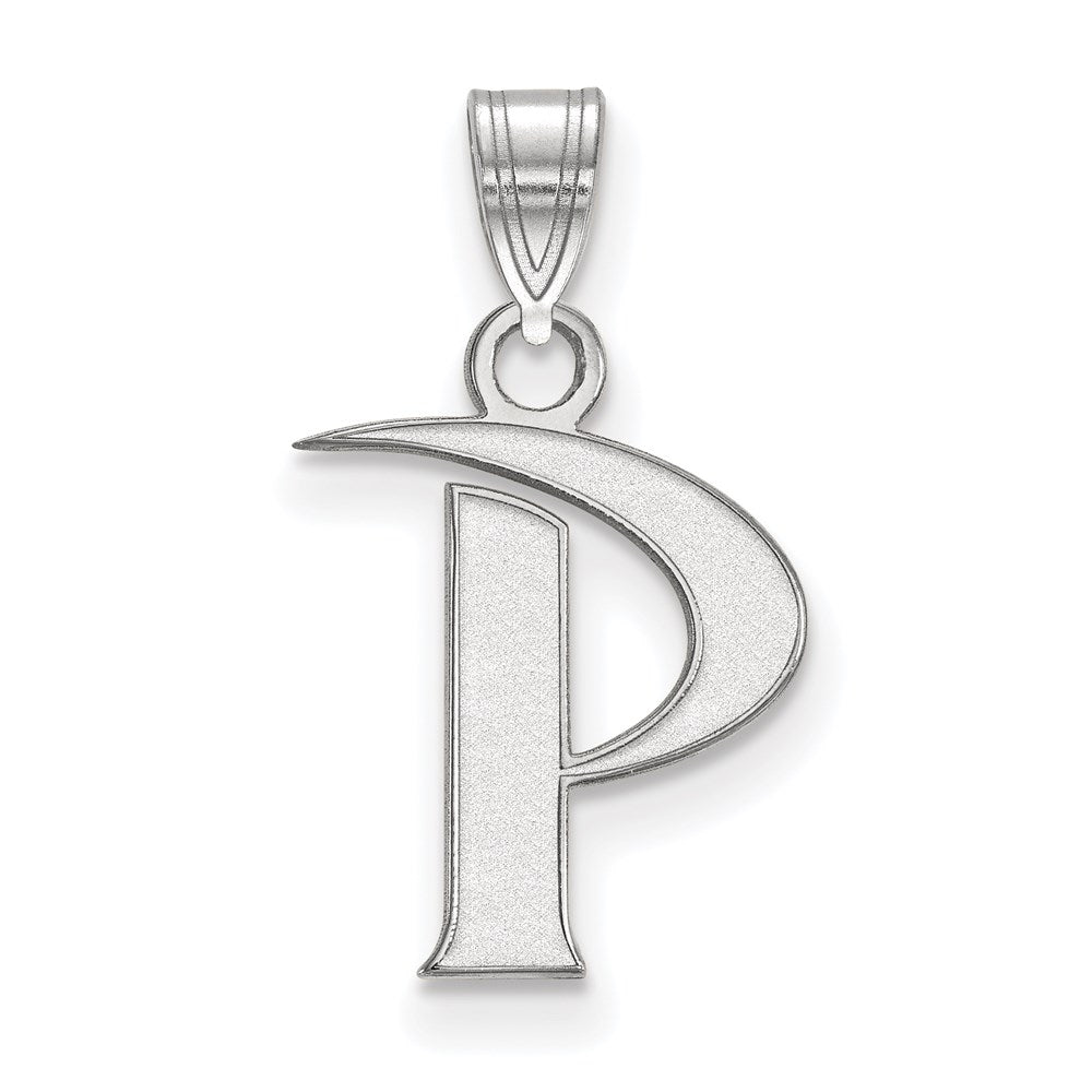 Sterlingsilber Rhodiniert Logoart Pepperdine University Buchstabe P Klein Anhänger