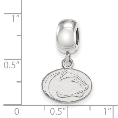 Sterlingsilber Rhodiniert Logoart Penn State University Xs Hängend Perle
