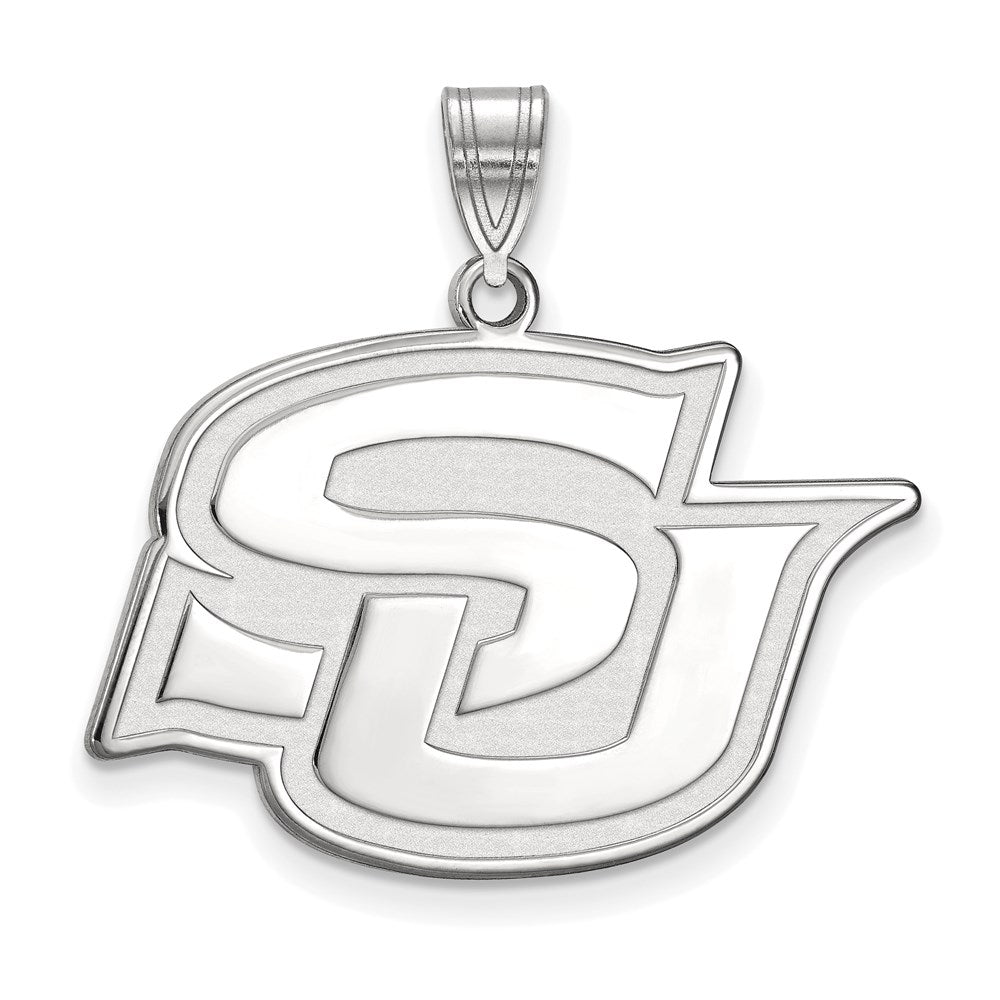 Sterlingsilber Rhodiniert Logoart Southern University Jaguars Groß Anhänger