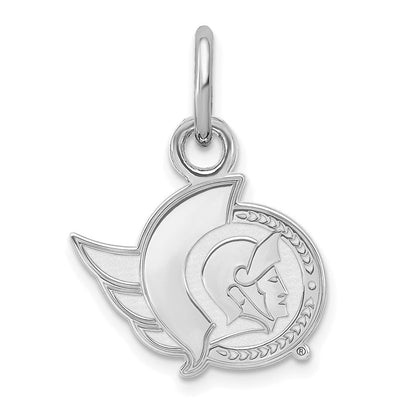 Sterlingsilber Rhodiniert Nhl Logoart Ottawa Senators Extra Klein Anhänger