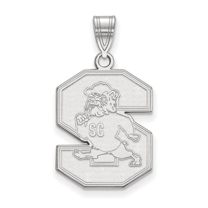 Sterlingsilber Rhodiniert Logoart South Carolina State University Groß Anhänger