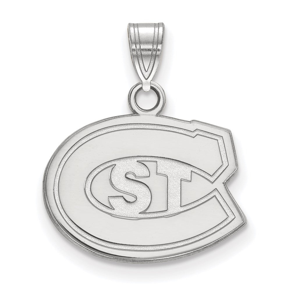 Sterlingsilber Rhodiniert Logoart St. Cloud State University Klein Anhänger