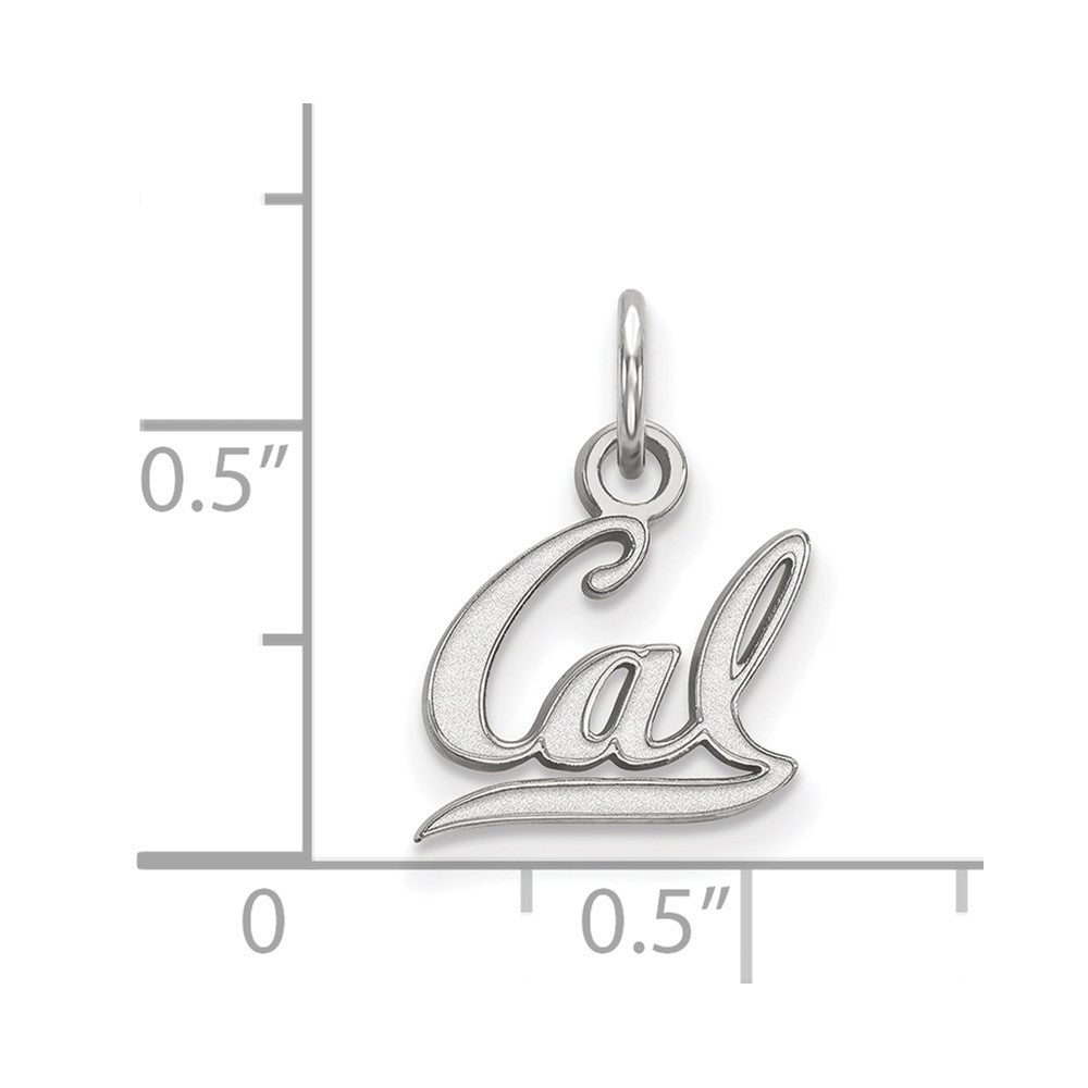 Sterlingsilber Rhodiniert Logoart University Of California Berkeley Extra Klein Anhänger