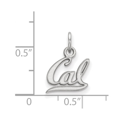 Sterlingsilber Rhodiniert Logoart University Of California Berkeley Extra Klein Anhänger