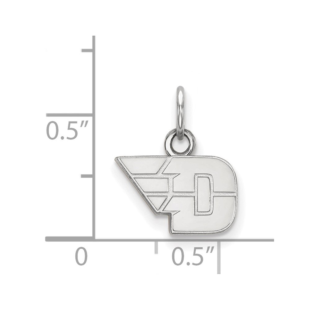 Sterlingsilber Rhodiniert Logoart University Of Dayton Extra Klein Anhänger