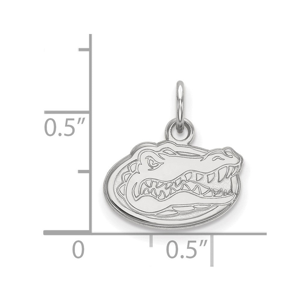 Sterlingsilber Rhodiniert Logoart University Of Florida Gator Extra Klein Anhänger