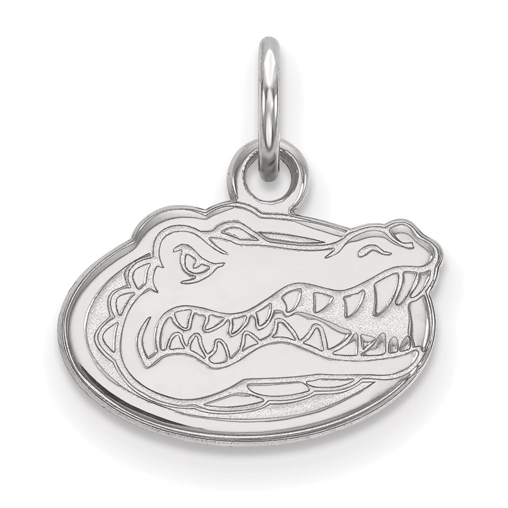 14K Weißgold Logoart University Of Florida Gator Extra Klein Anhänger