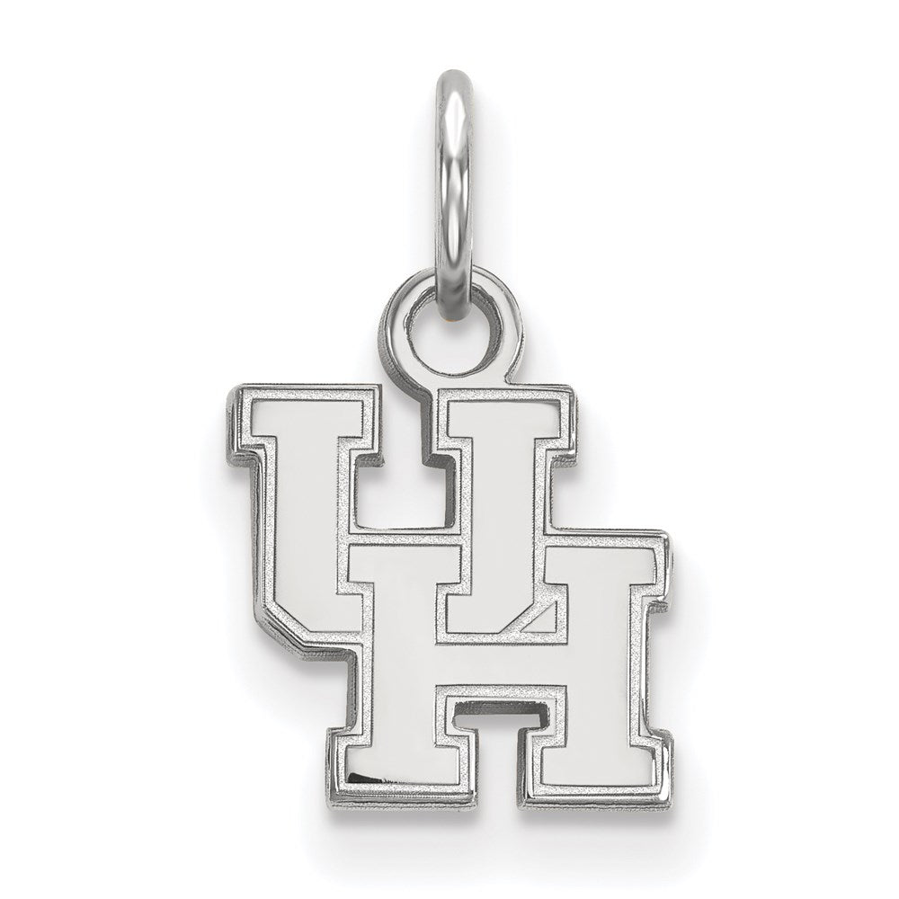 Sterlingsilber Rhodiniert Logoart University Of Houston U H Extra Klein Anhänger