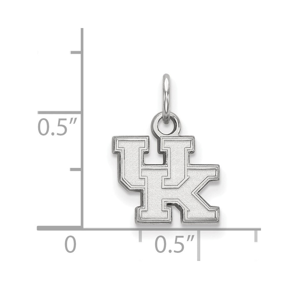Sterlingsilber Rhodiniert Logoart University Of Kentucky U K Extra Klein Anhänger