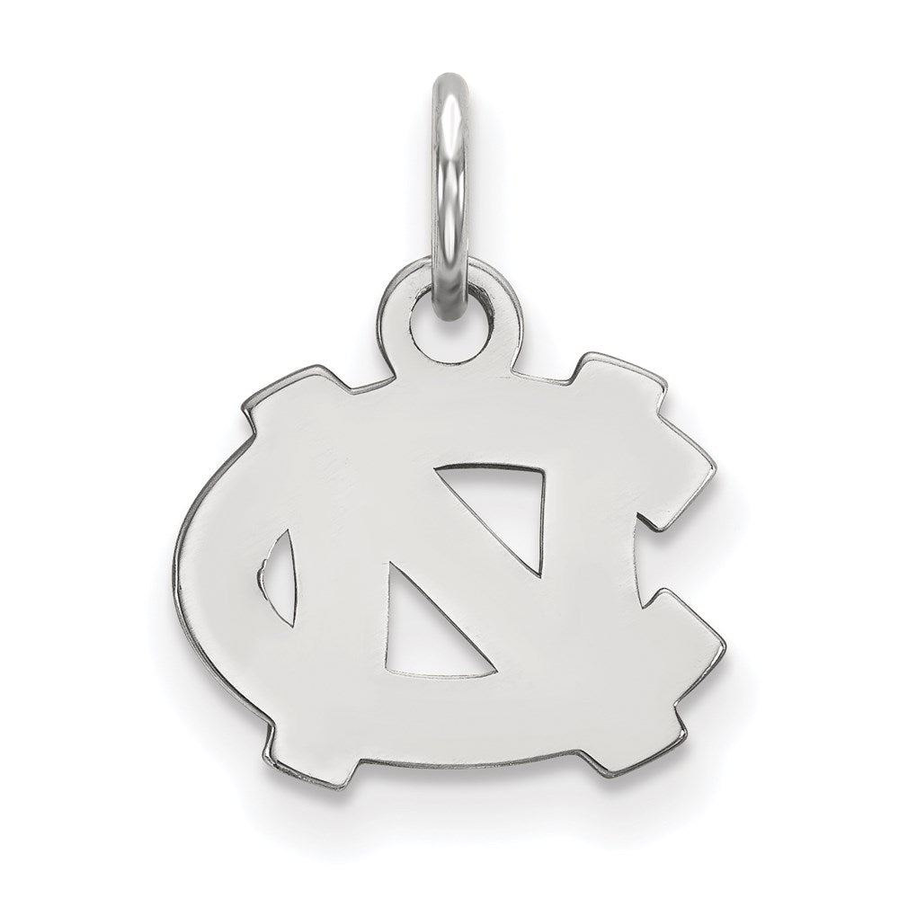 Sterlingsilber Rhodiniert Logoart University Of North Carolina N C Extra Klein Anhänger