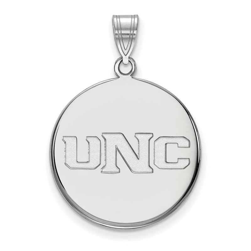 10K Weißgold Logoart University Of Northern Colorado U N C Groß Plättchen Anhänger