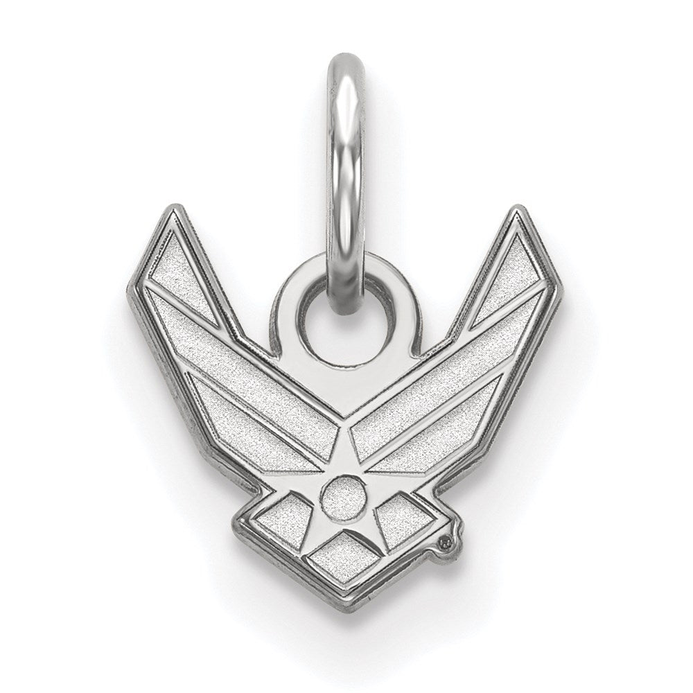 Sterlingsilber Rhodiniert Logoart U.s. Luft Kraft Xs Anhänger