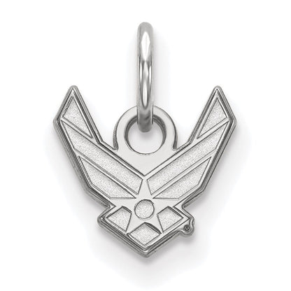 Sterlingsilber Rhodiniert Logoart U.s. Luft Kraft Xs Anhänger