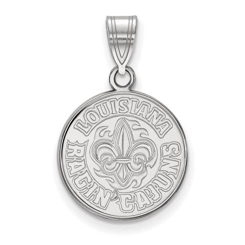 Sterlingsilber Rhodiniert Logoart University Of Louisiana At Lafayette Mittel Anhänger