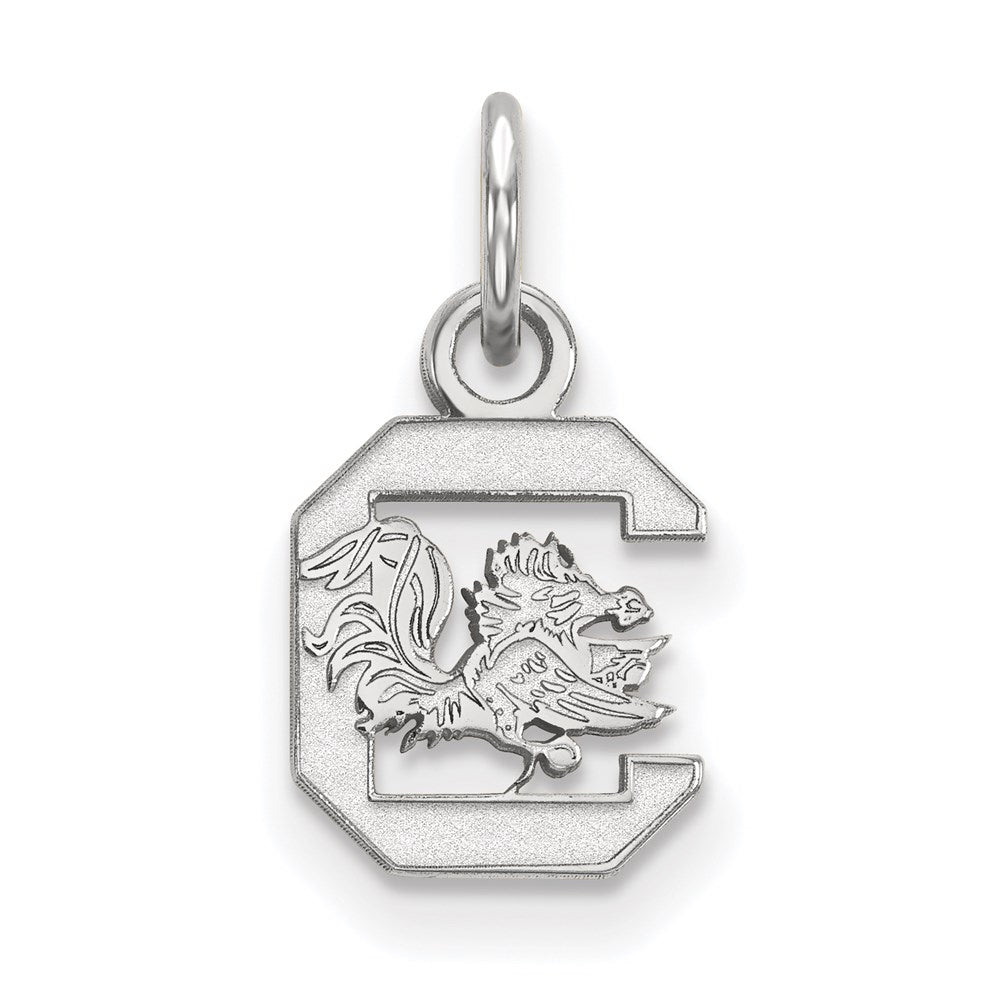 Sterlingsilber Rhodiniert Logoart University Of South Carolina Extra Klein Anhänger