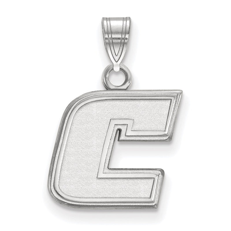 Sterlingsilber Rhodiniert Logoart University Of Tennessee At Chattanooga Buchstabe C Klein Anhänger