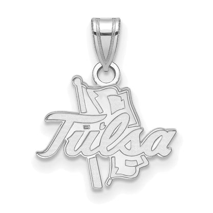 Sterlingsilber Rhodiniert Logoart University Of Tulsa Klein Anhänger