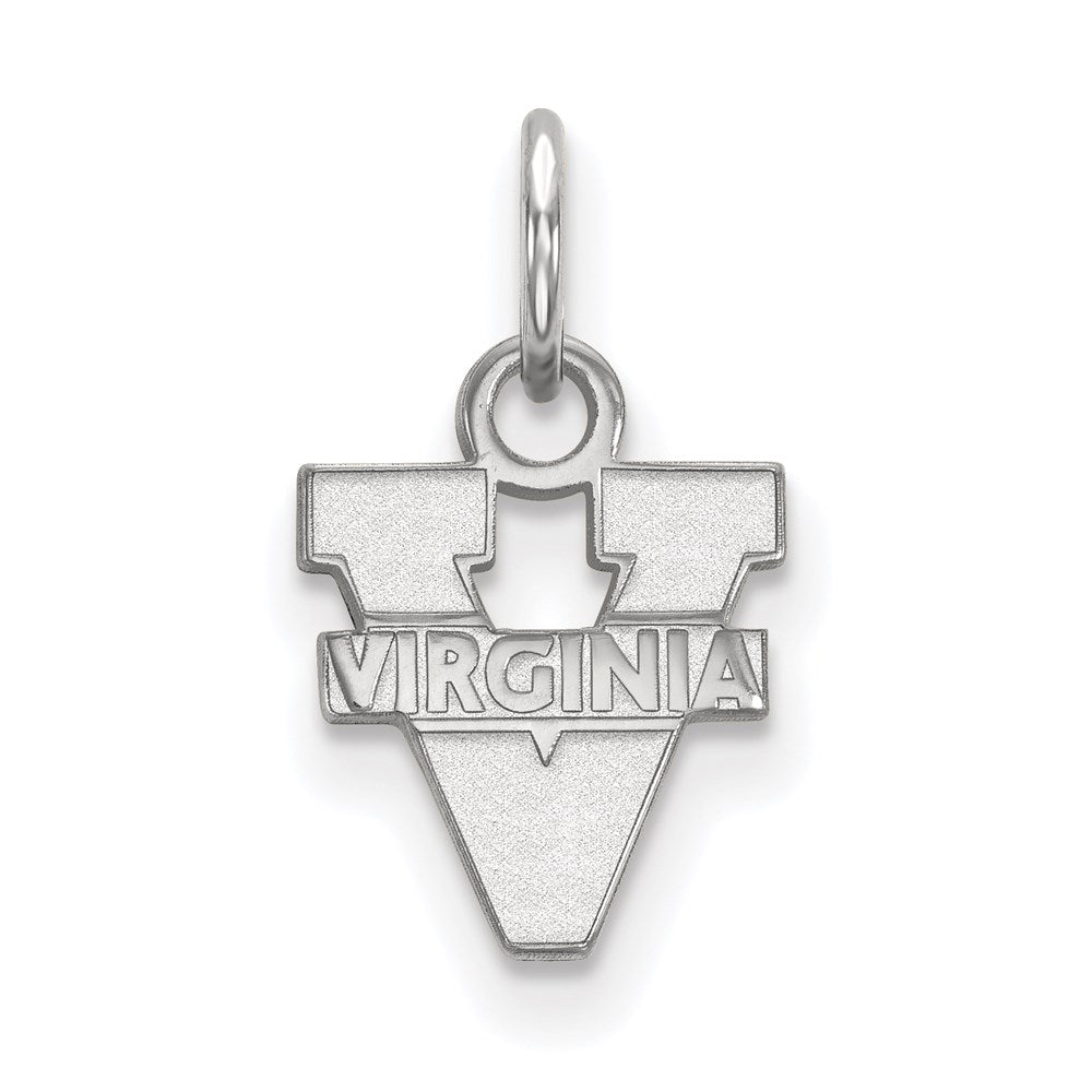 Sterlingsilber Rhodiniert Logoart University Of Virginia Extra Klein Anhänger