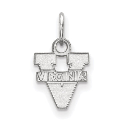 Sterlingsilber Rhodiniert Logoart University Of Virginia Extra Klein Anhänger