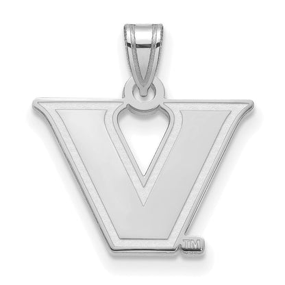 Sterlingsilber Rhodiniert Logoart Vanderbilt University Klein Anhänger