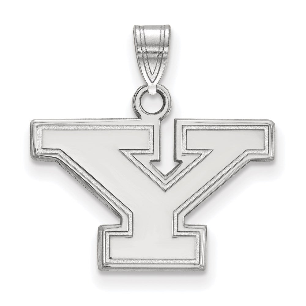 Sterlingsilber Rhodiniert Logoart Youngstown State University Buchstabe Y Klein Anhänger
