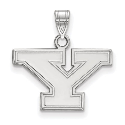 Sterlingsilber Rhodiniert Logoart Youngstown State University Buchstabe Y Klein Anhänger