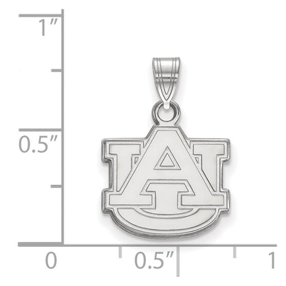 Sterlingsilber Rhodiniert Logoart Auburn University A U Klein Anhänger