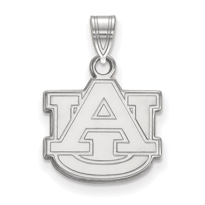 Sterlingsilber Rhodiniert Logoart Auburn University A U Klein Anhänger