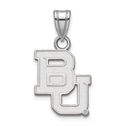 Sterlingsilber Rhodiniert Logoart Baylor University Bears Klein Anhänger