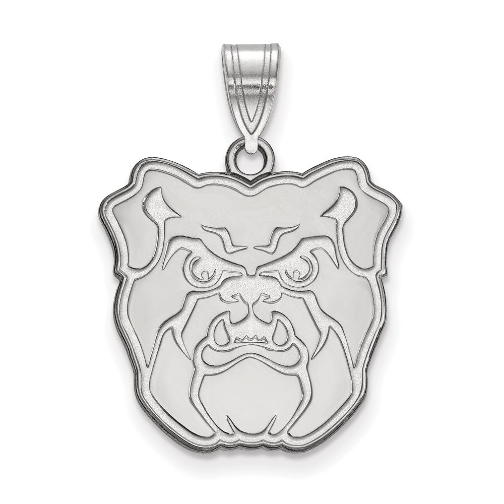 Sterlingsilber Rhodiniert Logoart Butler University Bulldog Groß Anhänger