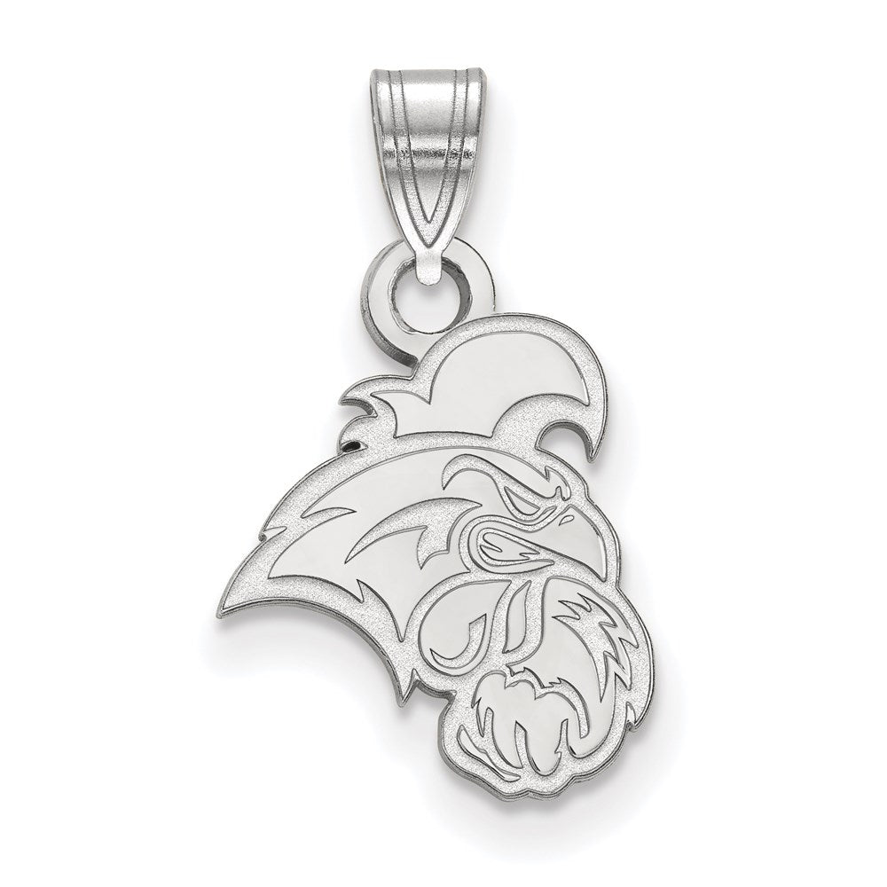 10K Weißgold Logoart Coastal Carolina University Chanticleer Klein Anhänger