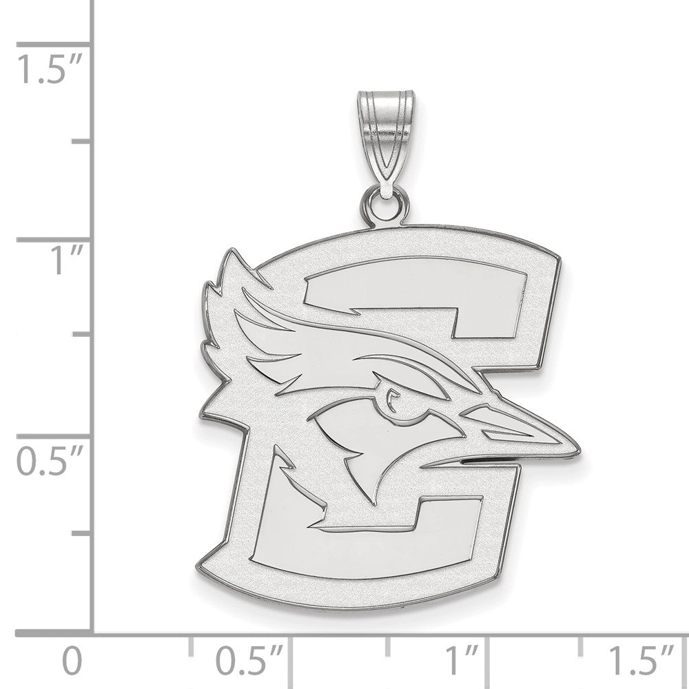 Sterlingsilber Rhodiniert Logoart Creighton University Bluejay Extra Groß Anhänger