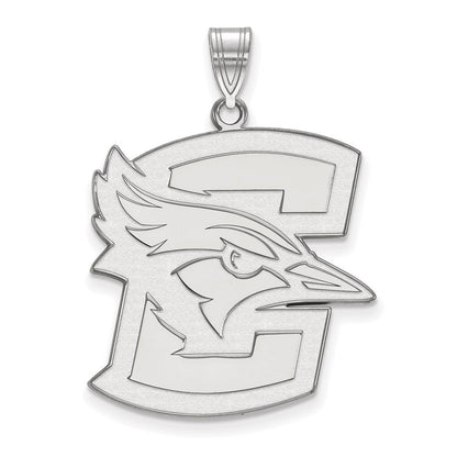 Sterlingsilber Rhodiniert Logoart Creighton University Bluejay Extra Groß Anhänger