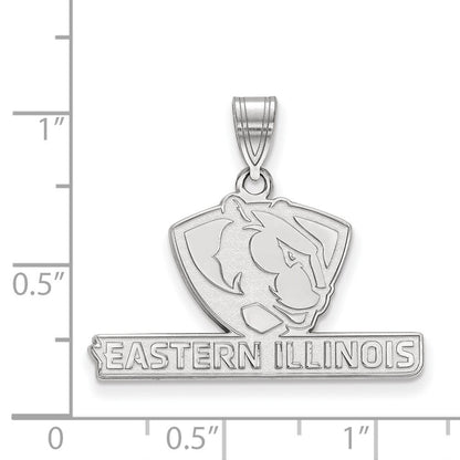 Sterlingsilber Rhodiniert Logoart Eastern Illinois University Mittel Anhänger