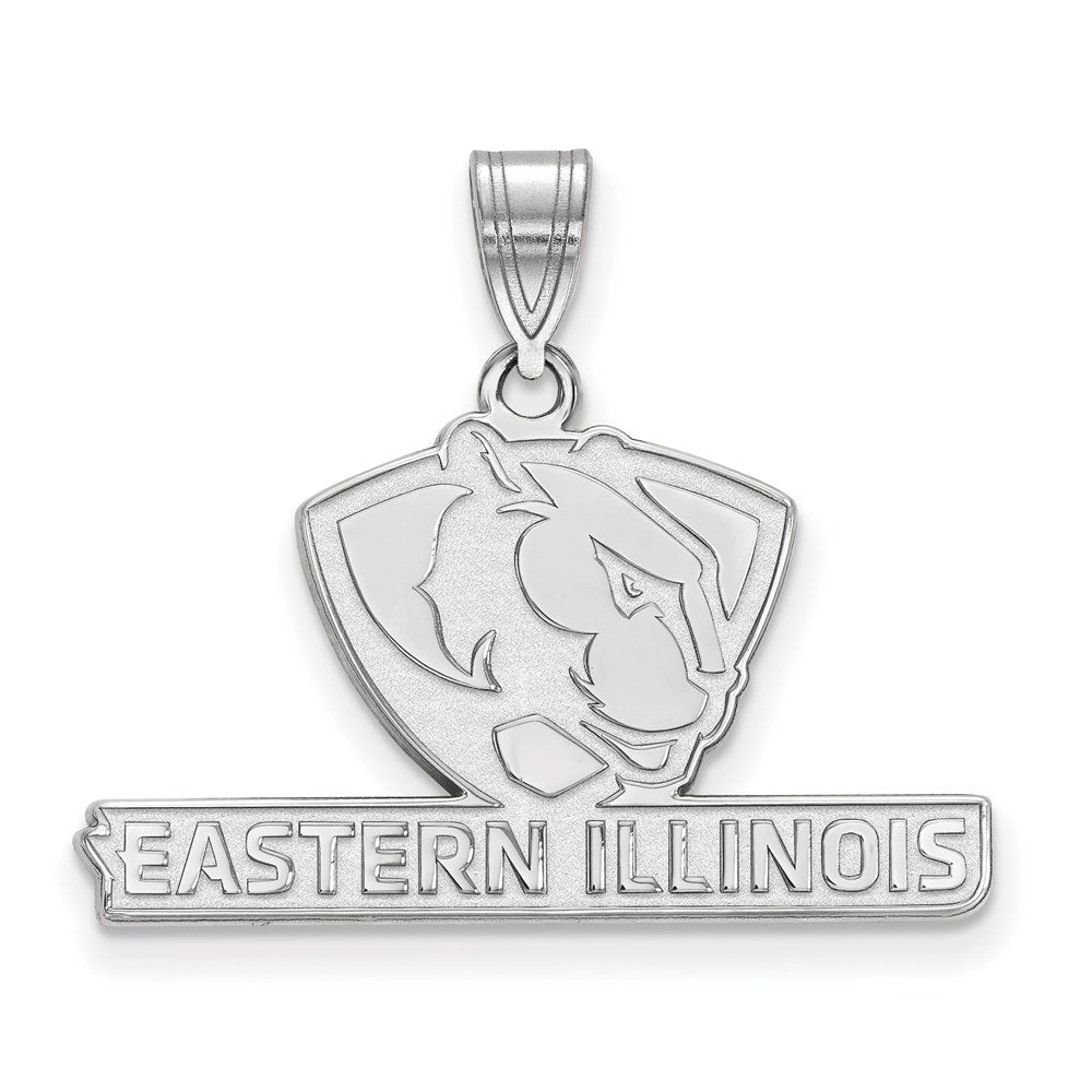 Sterlingsilber Rhodiniert Logoart Eastern Illinois University Mittel Anhänger