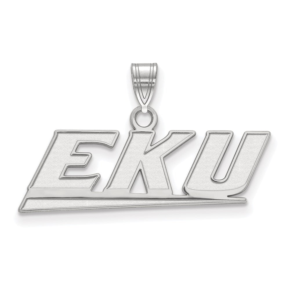 Sterlingsilber Rhodiniert Logoart Eastern Kentucky University E K U Klein Anhänger