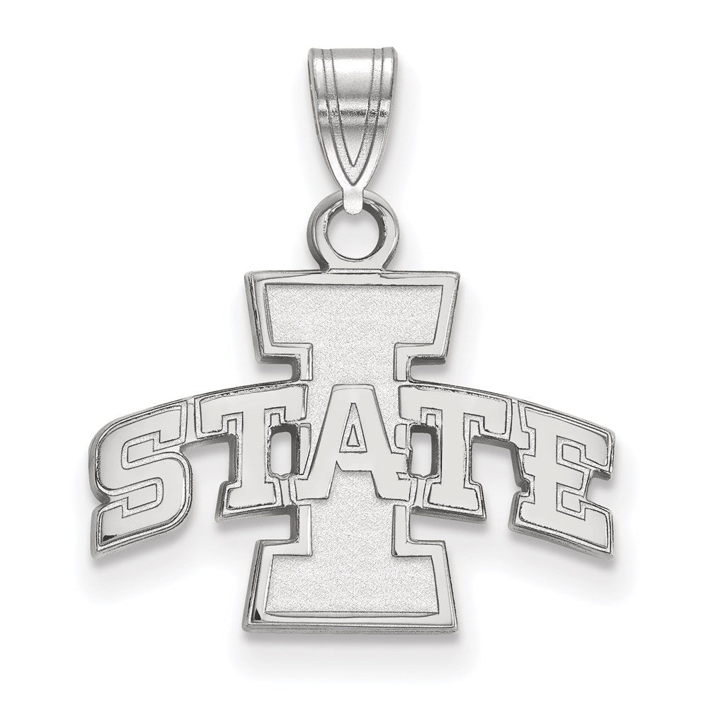 Sterlingsilber Rhodiniert Logoart Iowa State University Klein Anhänger