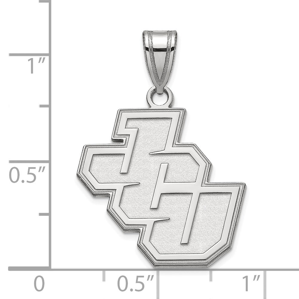 10K Weißgold Logoart John Carroll University Mittel Anhänger